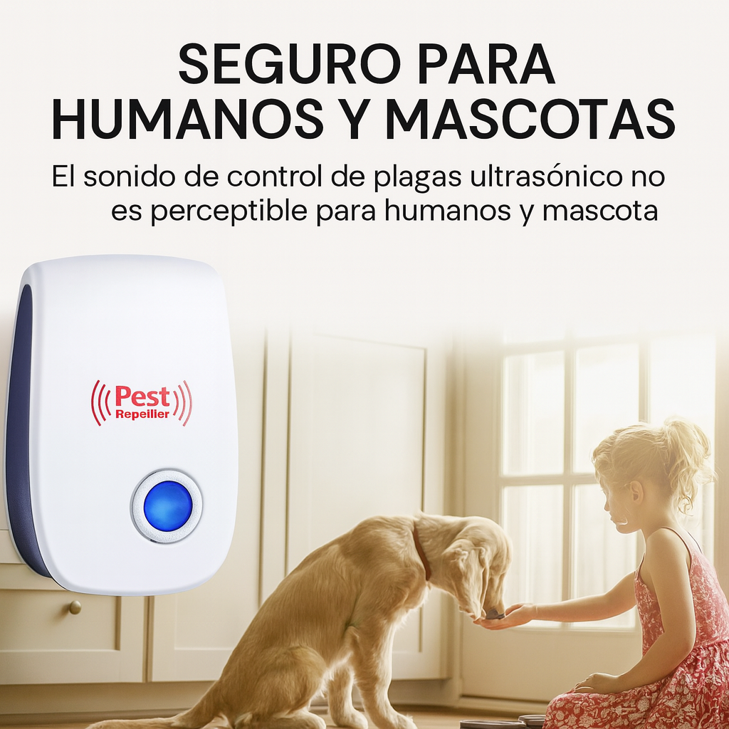 "Protege tu Hogar con Tecnología Ultrasónica – Adiós Plagas para Siempre"